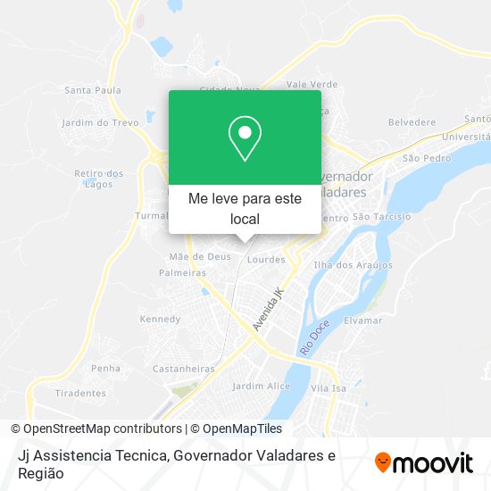 Jj Assistencia Tecnica mapa