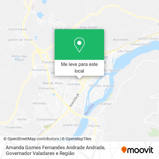 Amanda Gomes Fernandes Andrade Andrade mapa