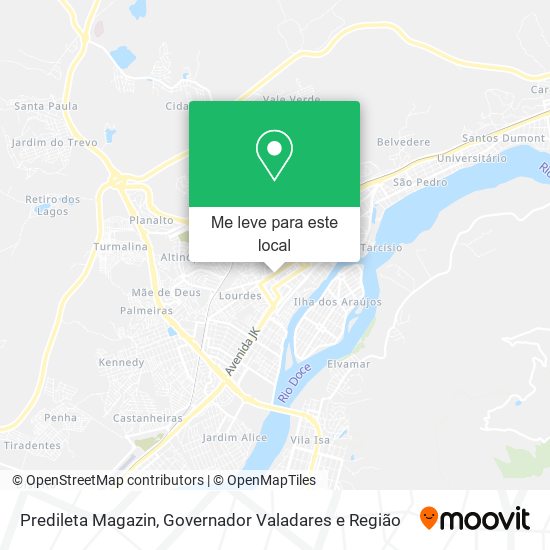 Predileta Magazin mapa