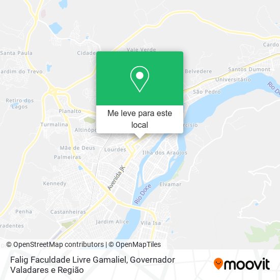 Falig Faculdade Livre Gamaliel mapa