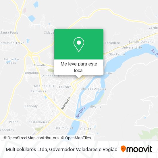 Multicelulares Ltda mapa