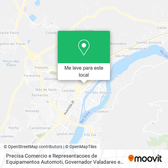 Precisa Comercio e Representacoes de Equipamentos Automoti mapa