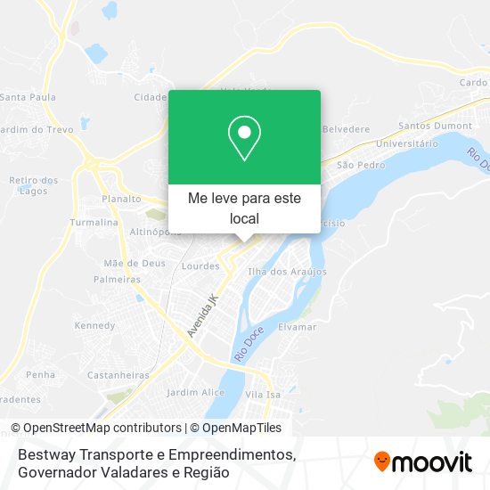 Bestway Transporte e Empreendimentos mapa