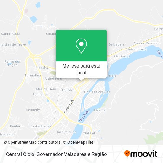 Central Ciclo mapa