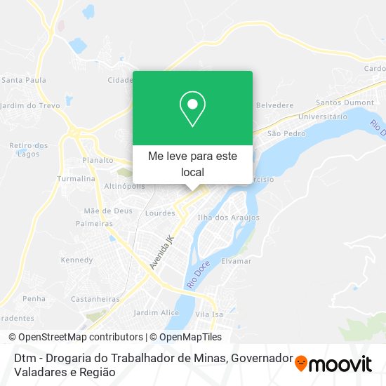 Dtm - Drogaria do Trabalhador de Minas mapa