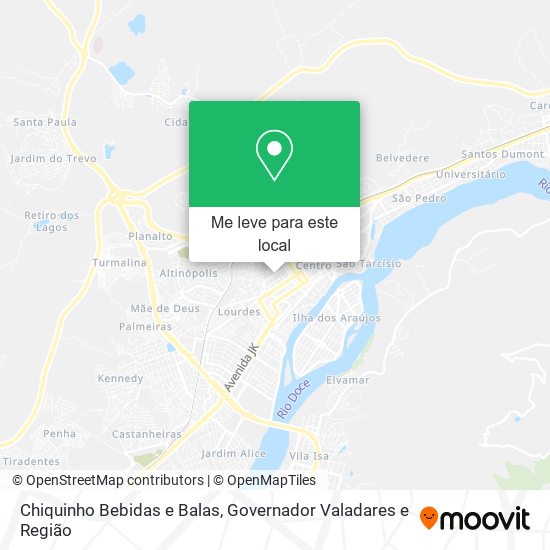 Chiquinho Bebidas e Balas mapa