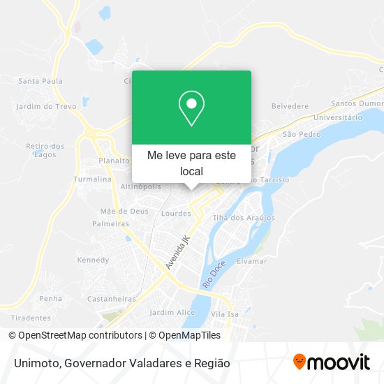 Unimoto mapa