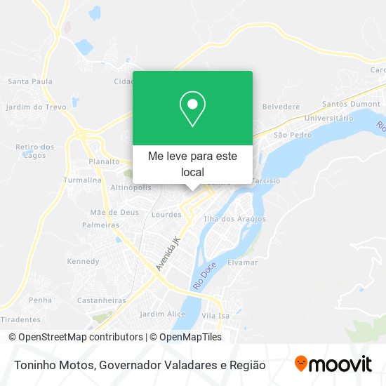 Toninho Motos mapa