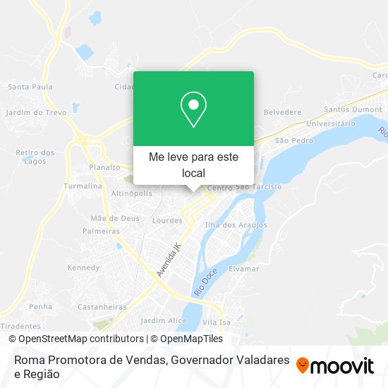 Roma Promotora de Vendas mapa