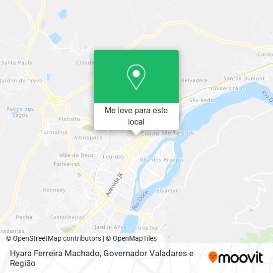 Hyara Ferreira Machado mapa