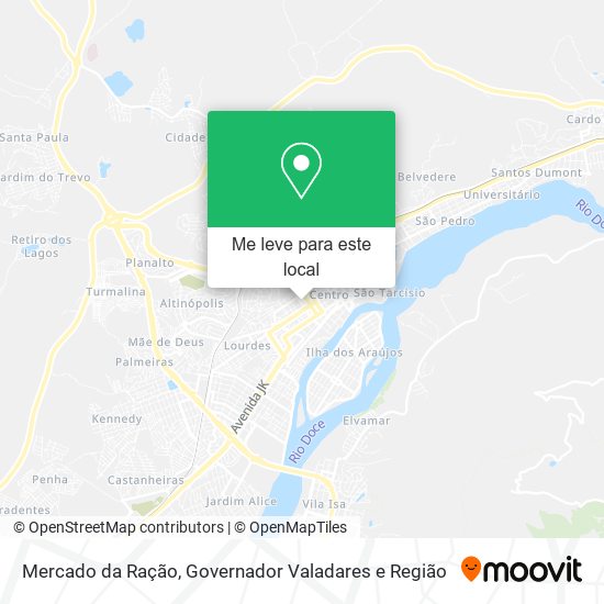 Mercado da Ração mapa