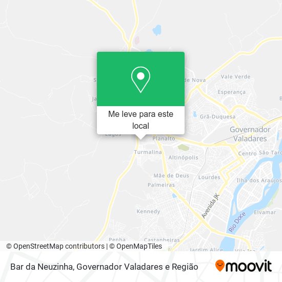 Bar da Neuzinha mapa