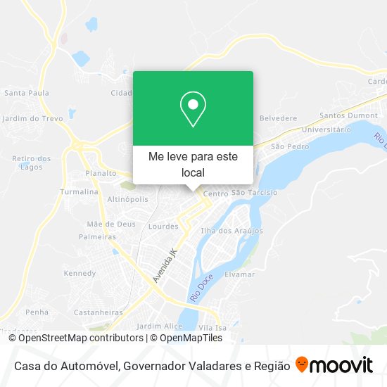 Casa do Automóvel mapa