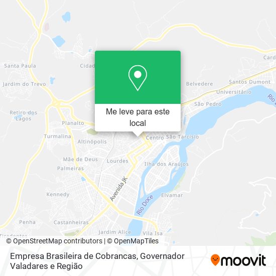 Empresa Brasileira de Cobrancas mapa