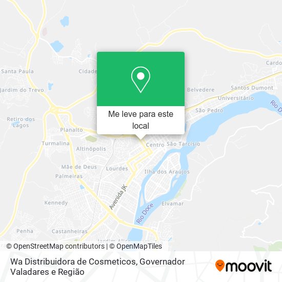 Wa Distribuidora de Cosmeticos mapa