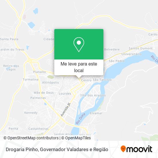 Drogaria Pinho mapa