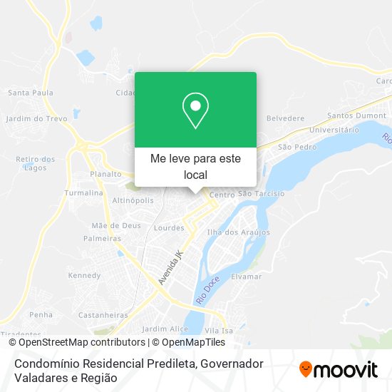 Condomínio Residencial Predileta mapa