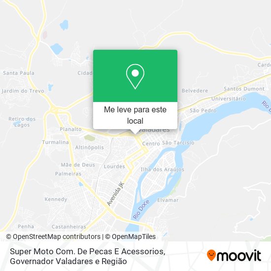 Super Moto Com. De Pecas E Acessorios mapa