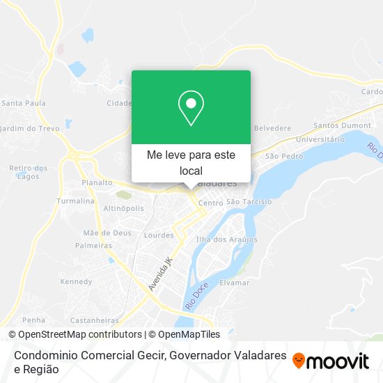 Condominio Comercial Gecir mapa