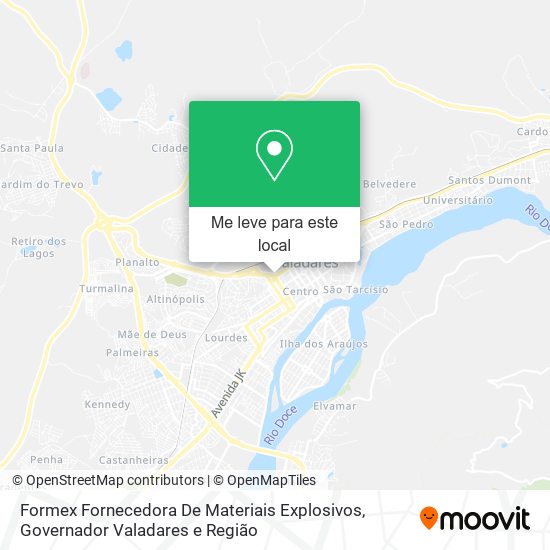 Formex Fornecedora De Materiais Explosivos mapa