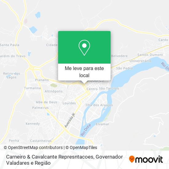Carneiro & Cavalcante Represntacoes mapa