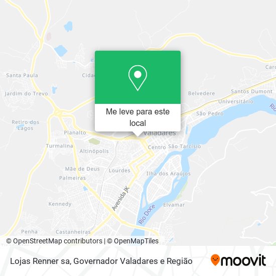 Lojas Renner sa mapa