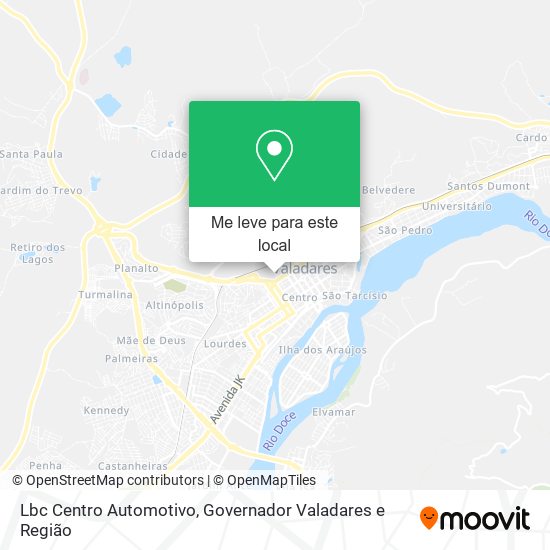 Lbc Centro Automotivo mapa