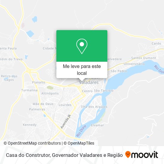 Casa do Construtor mapa