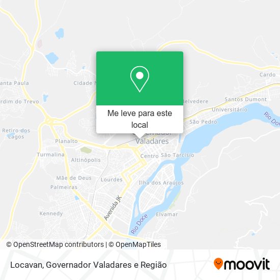Locavan mapa