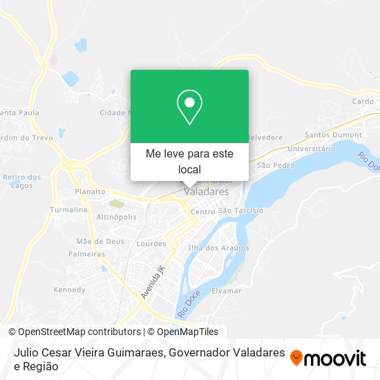 Julio Cesar Vieira Guimaraes mapa