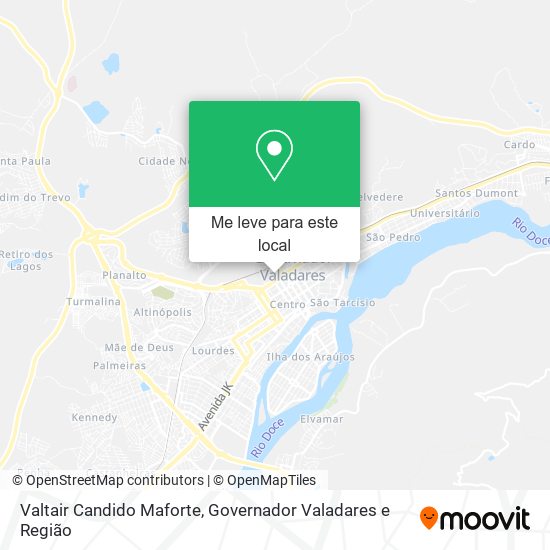 Valtair Candido Maforte mapa
