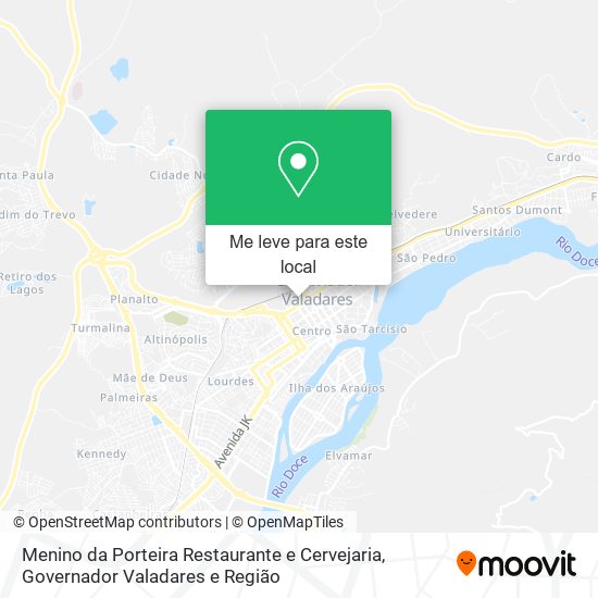 Menino da Porteira Restaurante e Cervejaria mapa