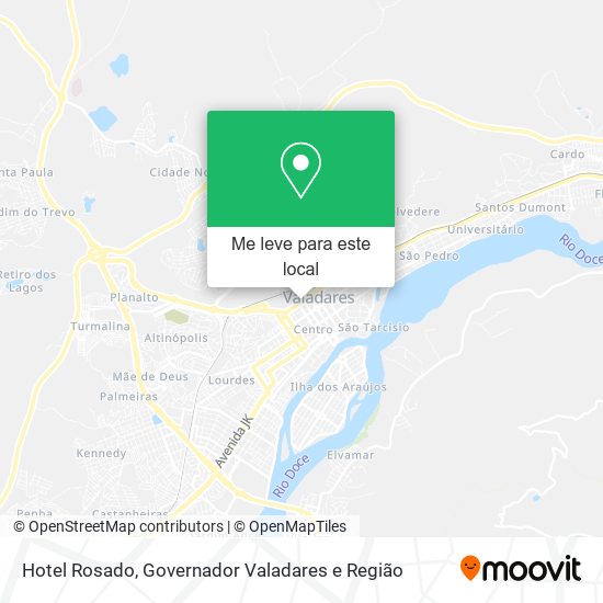 Hotel Rosado mapa