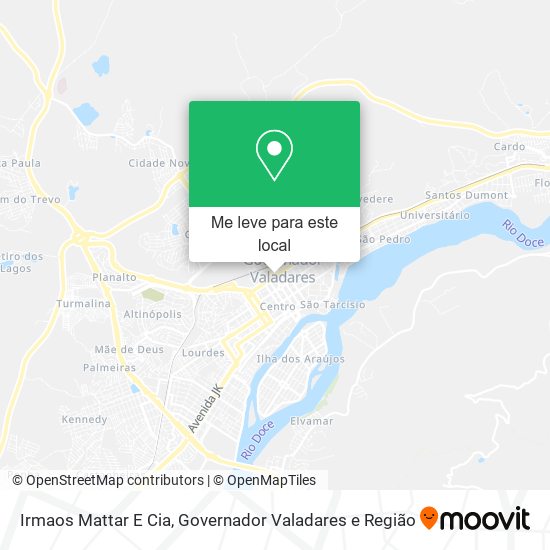 Irmaos Mattar E Cia mapa