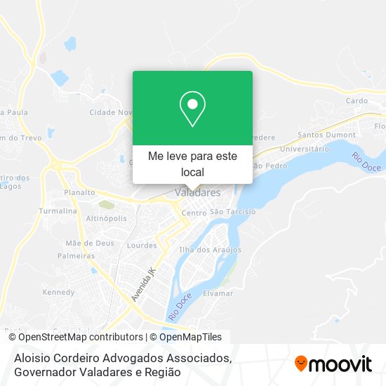 Aloisio Cordeiro Advogados Associados mapa