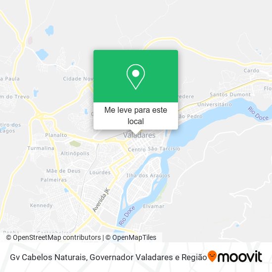 Gv Cabelos Naturais mapa