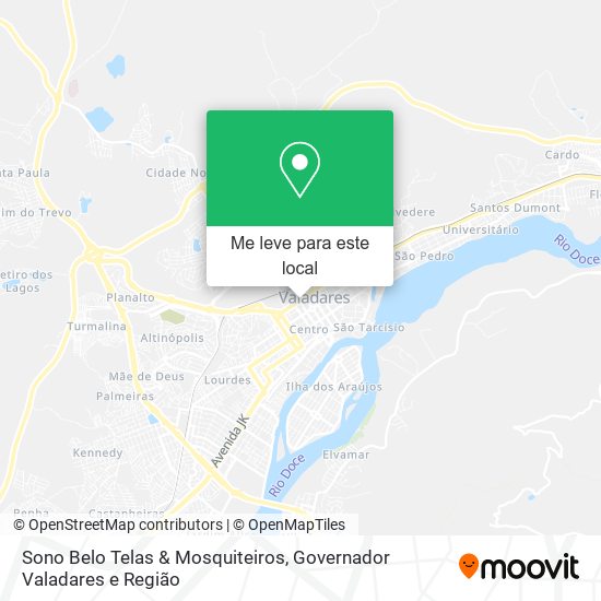Sono Belo Telas & Mosquiteiros mapa