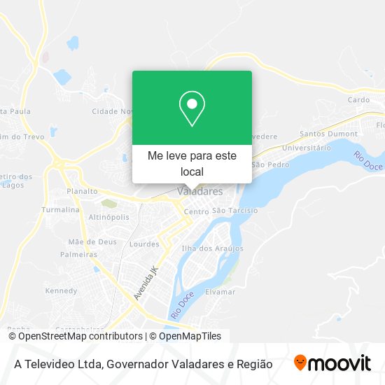 A Televideo Ltda mapa