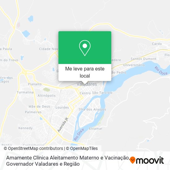 Amamente Clínica Aleitamento Materno e Vacinação mapa