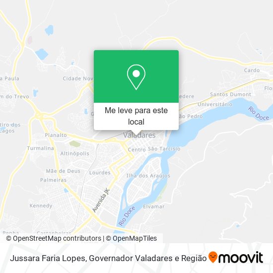 Jussara Faria Lopes mapa