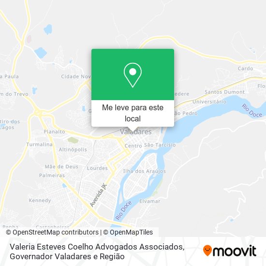 Valeria Esteves Coelho Advogados Associados mapa