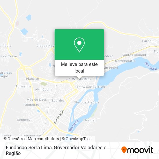 Fundacao Serra Lima mapa