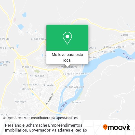 Persiano e Schamache Empreendimentos Imobiliarios mapa