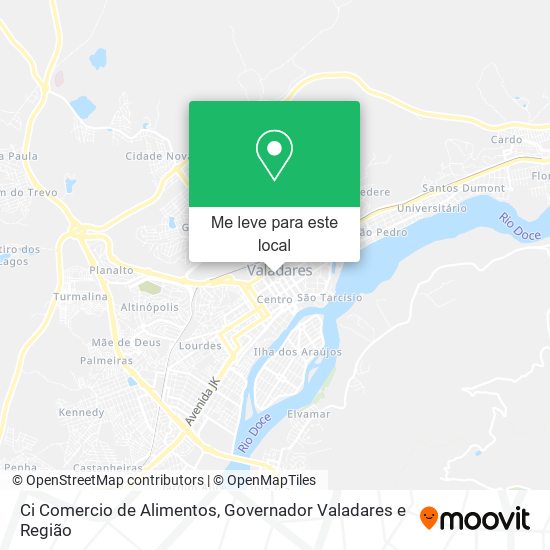 Ci Comercio de Alimentos mapa