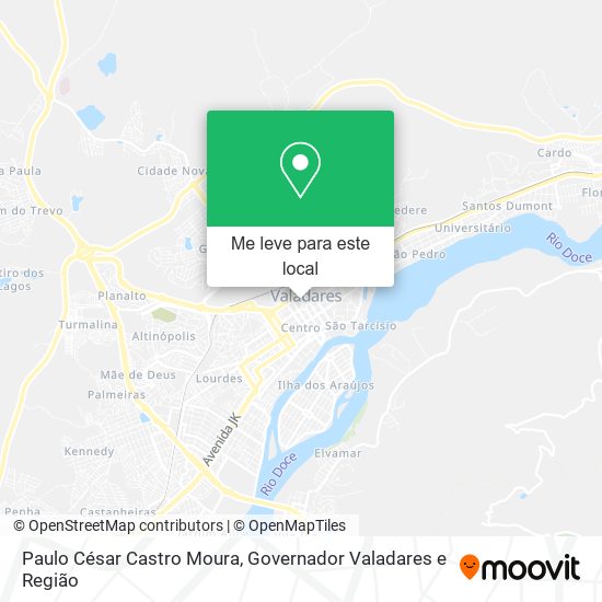 Paulo César Castro Moura mapa