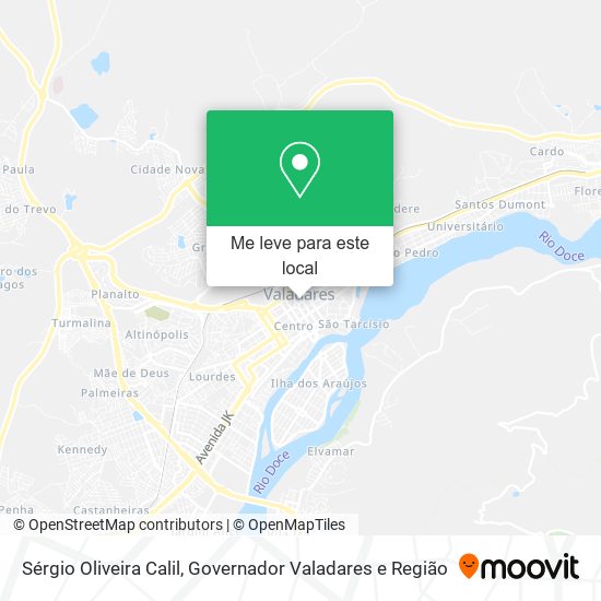 Sérgio Oliveira Calil mapa