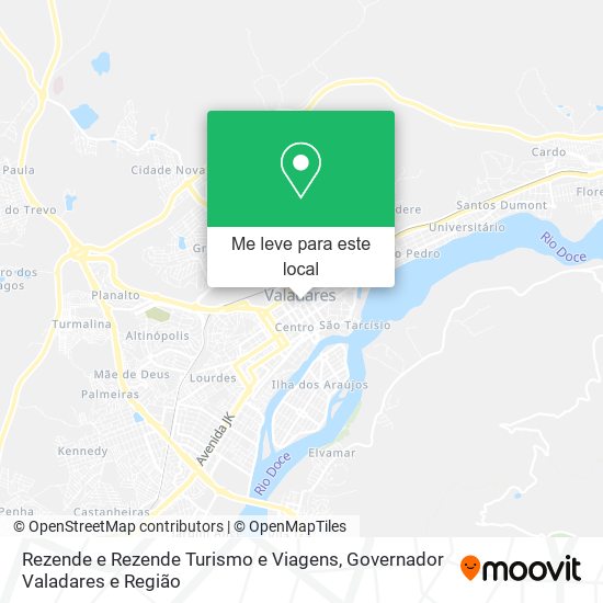 Rezende e Rezende Turismo e Viagens mapa