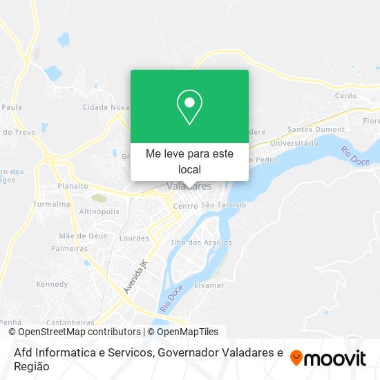 Afd Informatica e Servicos mapa