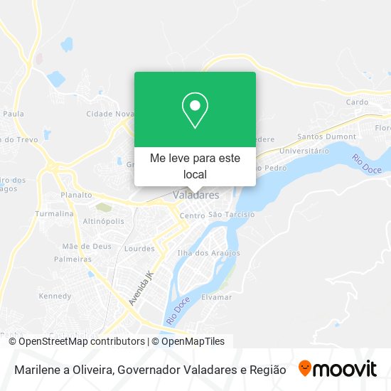 Marilene a Oliveira mapa