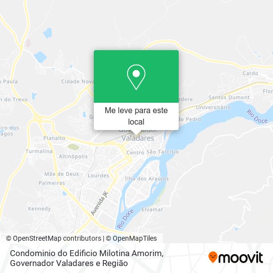 Condominio do Edificio Milotina Amorim mapa